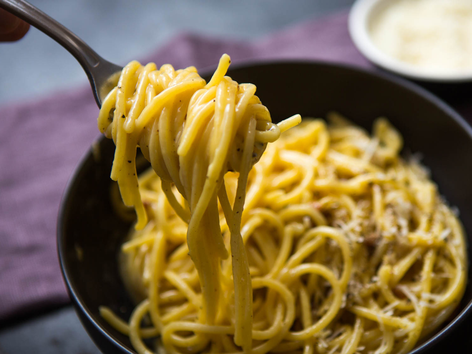 Karbonara Špagete sa Kajsijom